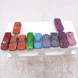 Vintage Tootsie Toys Diecast Car Lot 11 pc - Abart Jaguar Baja Run About Ford OT